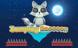 Image Jumping Raccoon